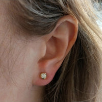 Diamond studs in 18 carat gold-Earrings-The Antique Ring Shop