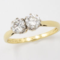 Twin set diamond ring-The Antique Ring Shop